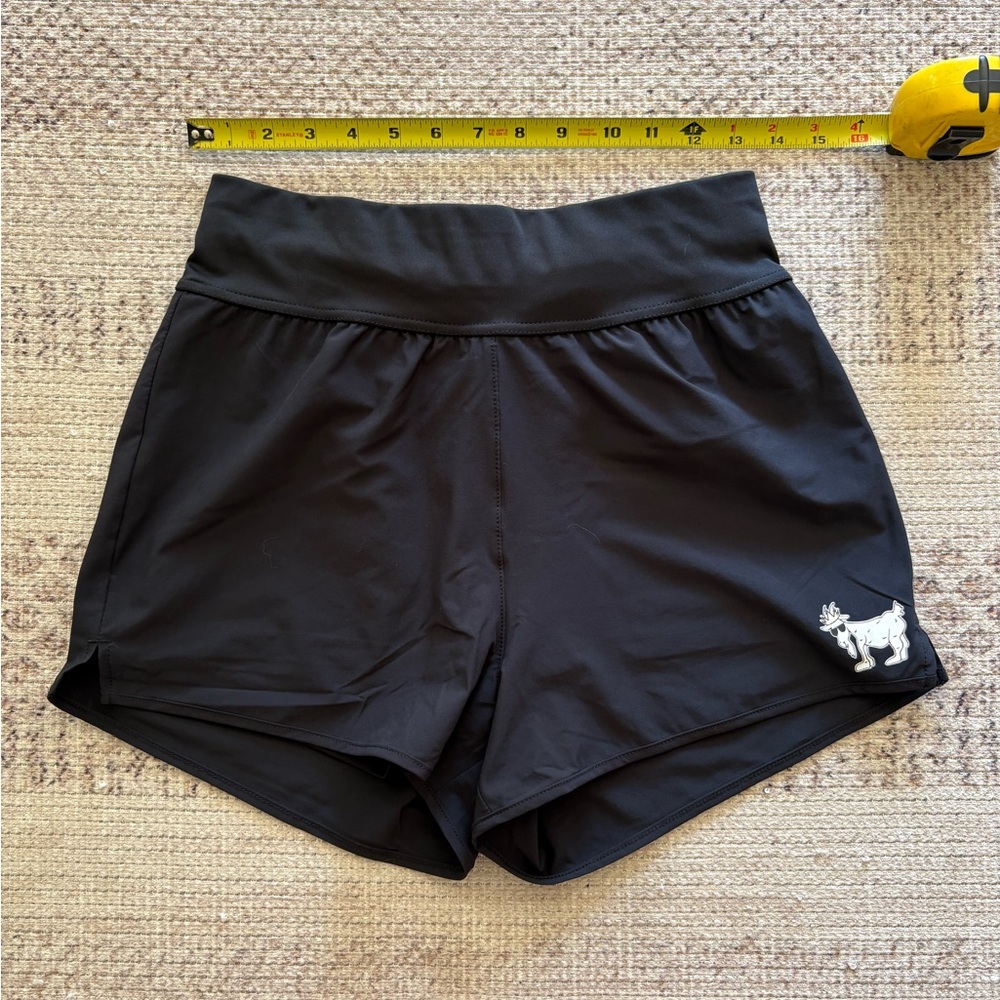 GOAT USA black athletic shorts, never worn.